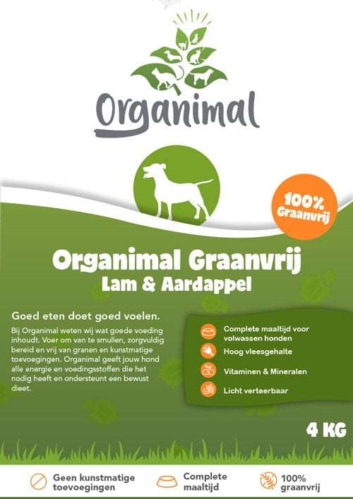 Organimal Graanvrij - Lam & Aardappel - Afbeelding 2